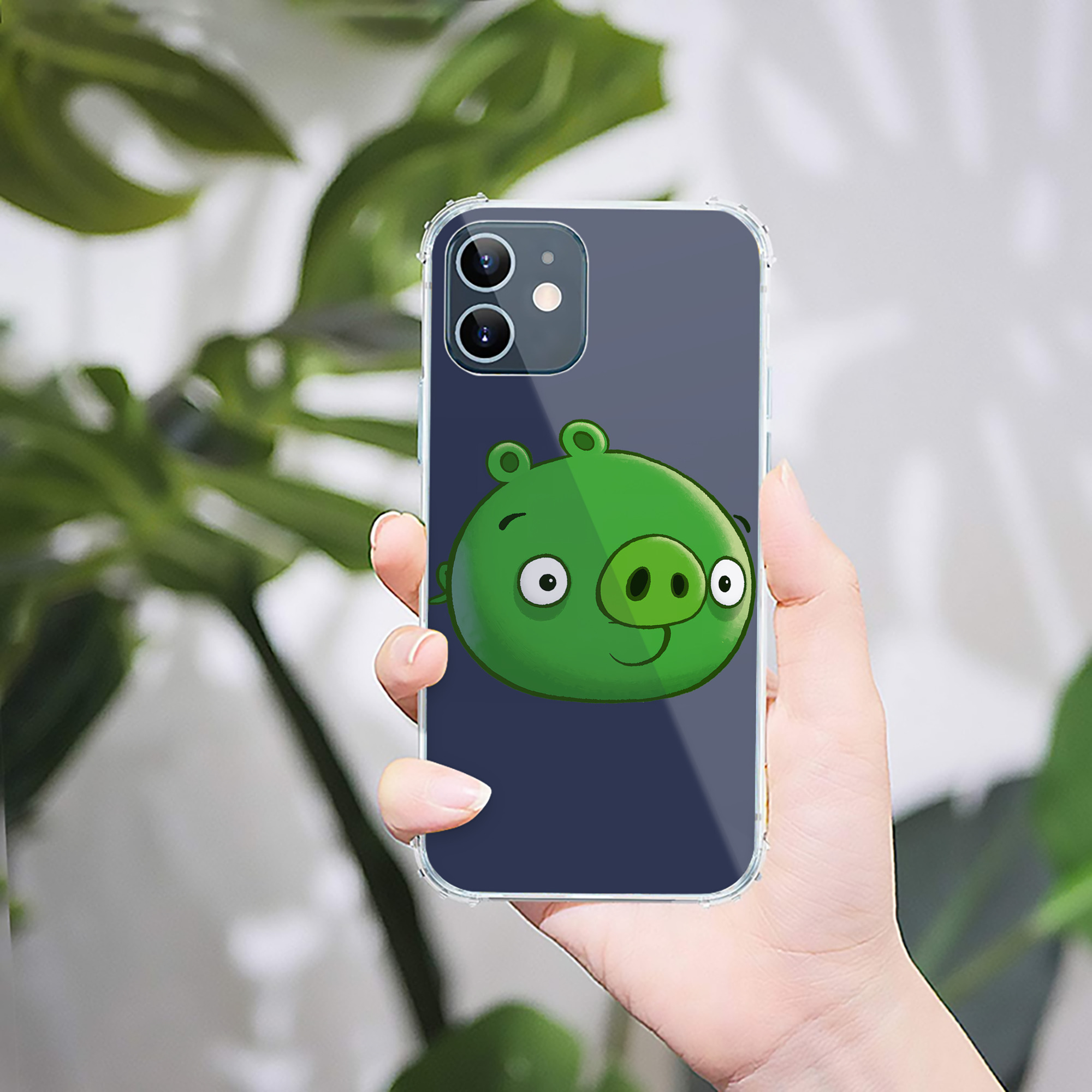 （画像用） Angry Birds アングリーバード 【iPhone 12シリーズ対応】透明スマホケース（クリアソフトケース）